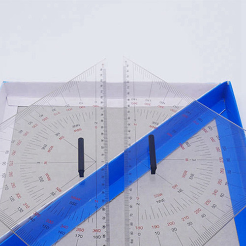 6 Reglas Triangulares For Dibujar Barcos, 300 Mm De Tamaño
