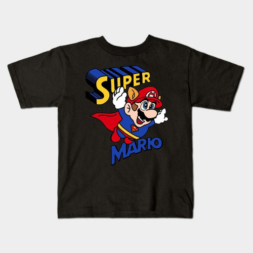 Remera Negra O Blanca Bichos Niño Niña Adultos Superman A 11