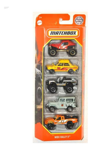 Autos Coleccion Matchbox Rally Pack X5