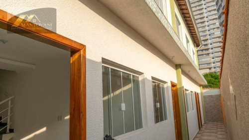 Imagem 3 de 23 de Ótima Casa Em Condomínio, 55 M², Com 2 Dormitório, Na Tupi, Praia Grande-sp - Ca0233