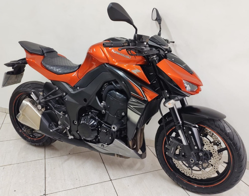 Imagem 3 de 15 de Kawasaki Z1000 Abs 2018 Laranja