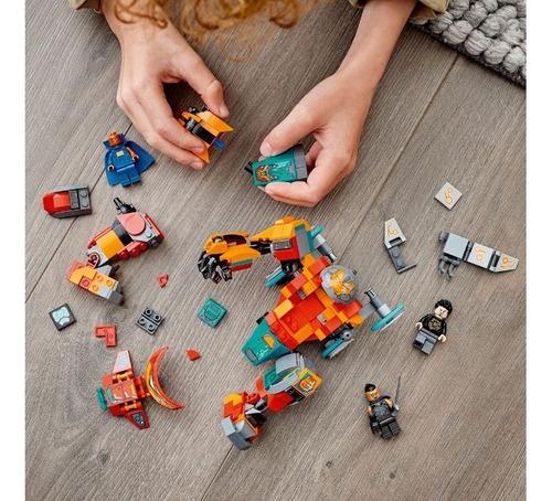 Imagem 8 de 8 de Lego 2 Em 1 Do Homem De Ferro Sakaariano De Tony Stark 76194