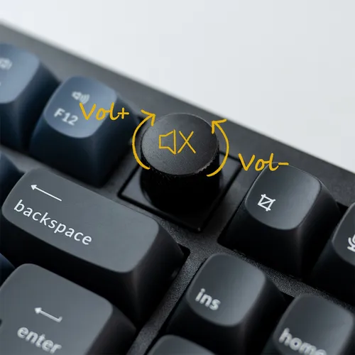 Teclado Mecánico Keychron Q3 Sw/ Brown Knob Español Rgb