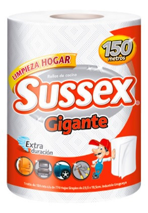 Toalla De Cocina Sussex Gigante X 150 Mts 