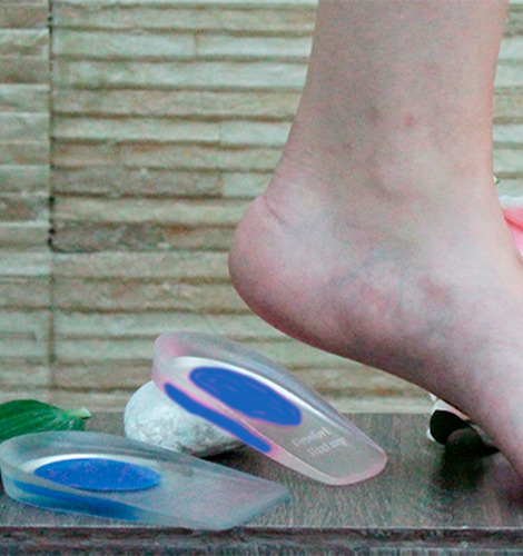 Talonera De Gel Para Espolon Calcaneo Punto Azul(firme)