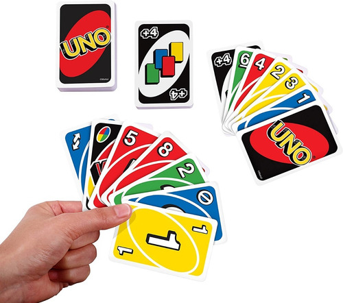 Imagen 3 de 4 de Juego De Mesa Uno Cartas Clasico