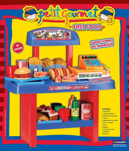 Fast Food. Juguete De Cocina. Petit Gourmet