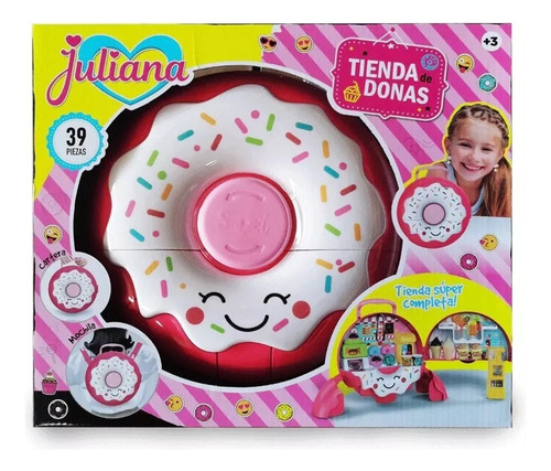 Juliana Tienda De Donas Portátil Valija Mochila Original