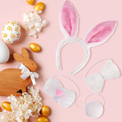 Set De Accesorios Para El Pelo Con Orejas De Conejo,contiene