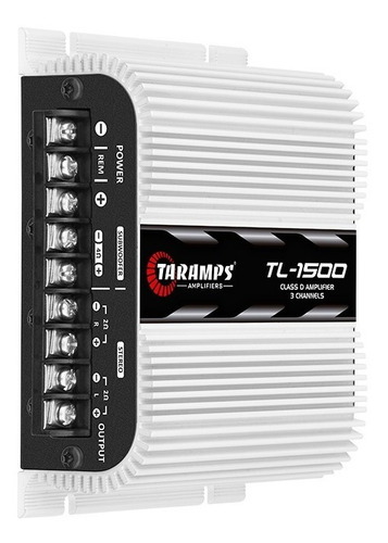 Imagem 2 de 8 de Modulo Amplificador Taramps Tl 1500 3 Canais 390w Mono Ster