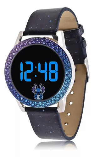 Disney Stitch-reloj Digital táctil para niños, pulsera deportiva,  resistente al agua, LED