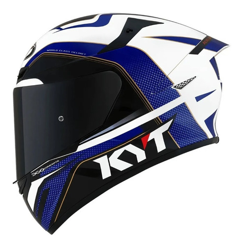 Capacete Kyt Tt Course Grand Prix Red Blue Envio Hoje! 