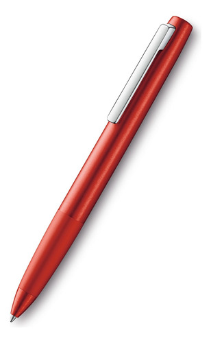 Boligrafo Lamy Aion Roja Con Cromado Lapicera Personalizada