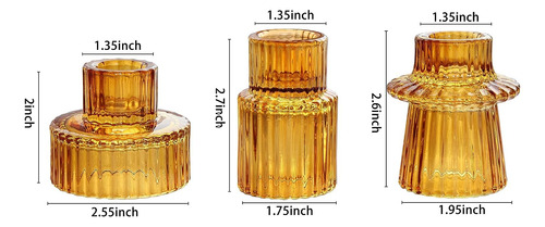 Porta-velas De Vidro Cônico Para Centro De Mesa, Decoração