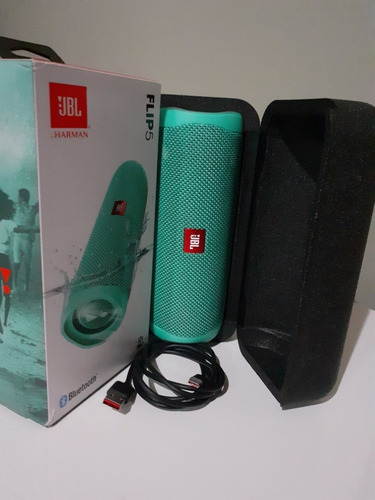 Caixa De Som Portátil Jbl Flip 5 Original Semi Nova - 549