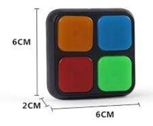 Juego Electrónico De Bolsillo Simon Memoria Sonido Y Colores