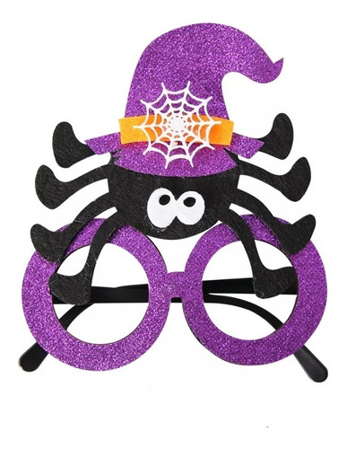 Halloween Carnaval Cotillón Accesorios Terror Lentes Araña 