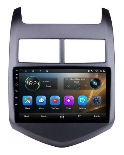 Radio Android Chevrolet Sonic 2011 Carplay Oled 4k 13.1 Pink