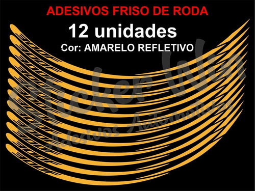 Kit Adesivos De Roda Cb 300f Twister 2023 Friso + Interno C3