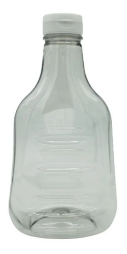 Botella Pet Squeeze 1lt Con Tapa Fliptop Y Liner (50 Pza)