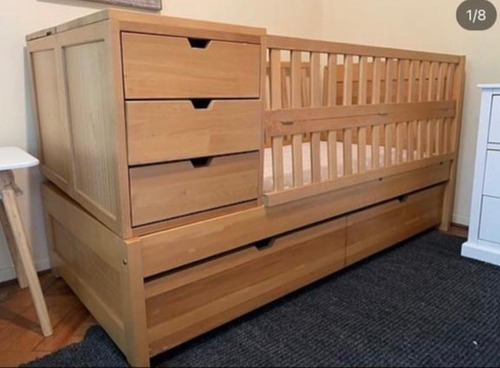 Cuna Transformable En Cama Nido (Usado)