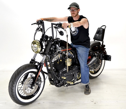 Imagen 2 de 8 de Manillar Harley Davidson Cuelgamonos 10 Pulgadas Yamaha Hond