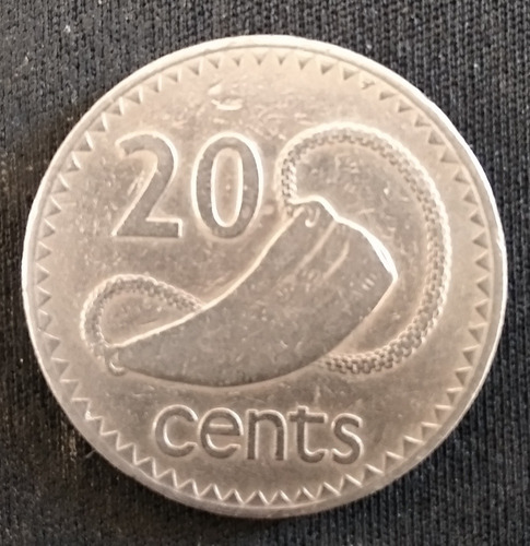 Moneda 20 Centavos De Fiji 1969