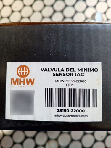 Valvula Minimo Sensor Iac Hyundai Accent 1.3 / 1.5