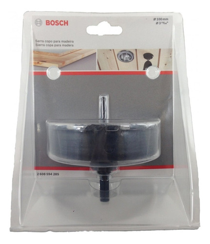 Sierra Copa Para Madera 100 Mm Spot Iluminacion Bosch