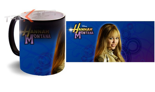 Hannah Montana Taza Magica Personalizada Tenela Hoy!