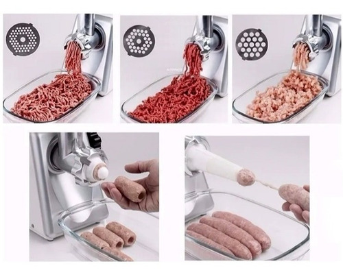 Imagen 4 de 10 de Picadora De Carne Potente 1800w Garantia Ken Brown Calidad!!