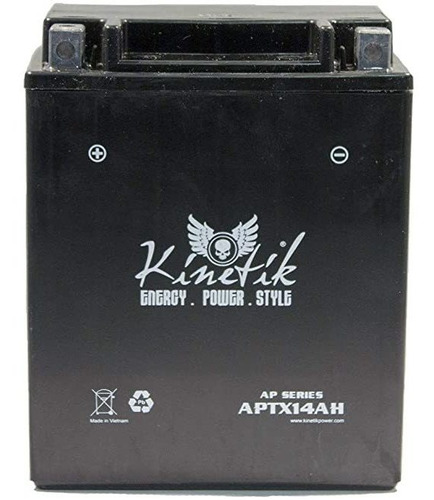 Kinetik - Batería Para Yamaha 400 Yfm40fg Grizzly (2007-2008