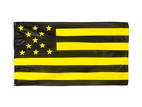 Bandera De Peñarol 150x90cm Tejida Medida Oficial  Disershop