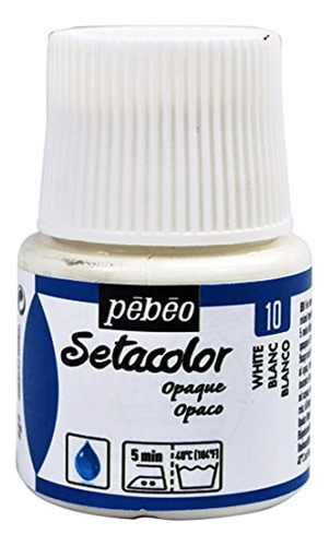 Pintura Para Telas Claras 45 ml, Color Blanco Titanio