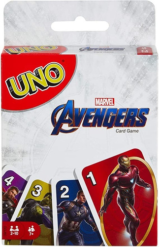 Juego De Cartas Uno Edición Marvel Avengers