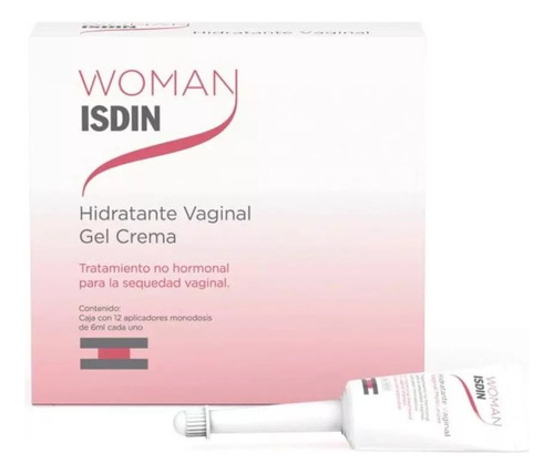 Isdin Woman Hidratante Vaginal Gel Crema-12 Aplicadores 6ml