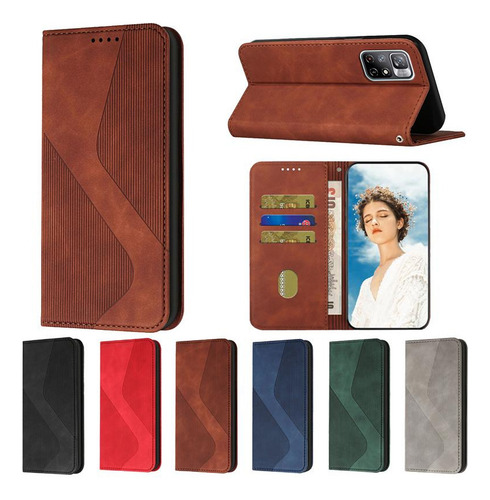 B Funda De Piel Para Xiaomi Redmi Note 12 11 11s 10s 9c 9t