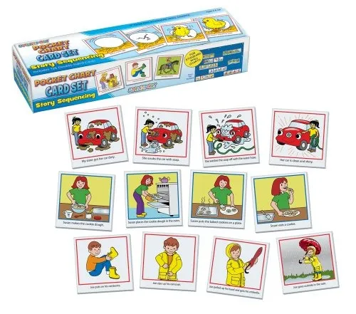 Tarjetas Lauri Pocket Chart - Story Sequencing
