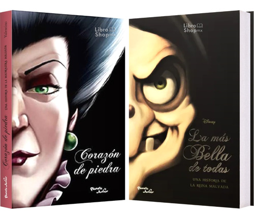 (2 Libros) Villanos Disney: Corazón De Piedra + La Más Bella