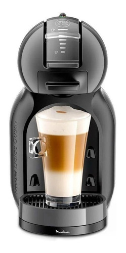 Imagen 2 de 2 de Cafetera Nescafé Moulinex Dolce Gusto Mini Me automática negra para cápsulas monodosis 230V