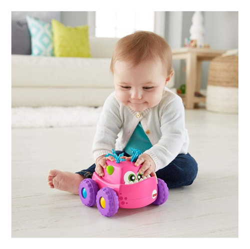 Fisher Price Juego Arrastre Monstruo Presiona Y Persigue Ros