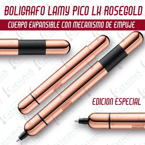 Boligrafo Lamy Pico Lx Rosegold Edicion Especial Microcentro