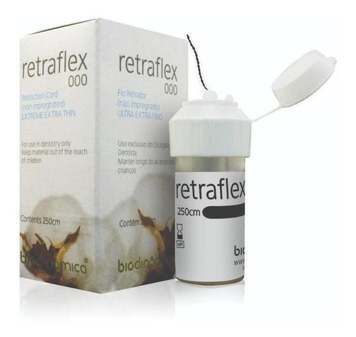 Fio Retrator Biodinâmica Retraflex 250cm 000 Ultra Fino