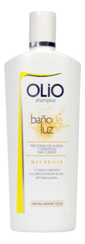 Shampoo Baño De Luz Ceramidas Brillo Olio X 420 Ml