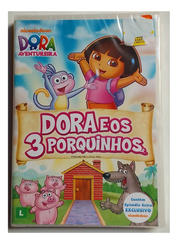 Dvd Dora Aventureira Os 3 Porquinhos Paramount 2011 Lacrado