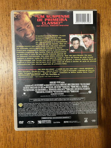 Efeito Colateral, Arnold Schwarzenegger Dvd Usado (Usado)