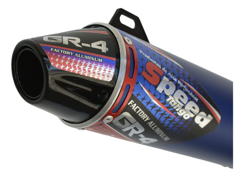 Escape Honda Tornado 250- Gr-4 Con Sordina- Rojo Negro Azul