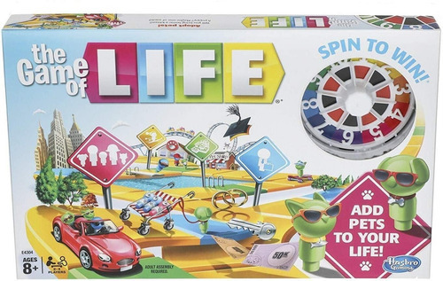 Life El Juego De La Vida Con Mascotas Juego De Mesa Hasbro