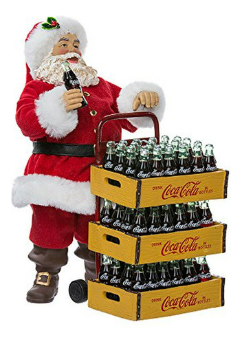 Kurt Adler Coca-cola Santa Con La Entrega De La Compra, De 1