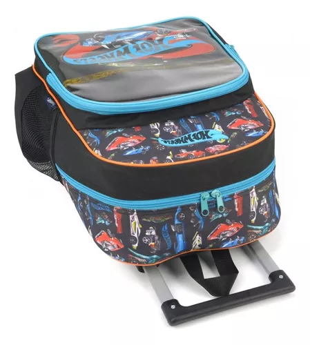 Mochila Hot Wheels Preto - Luxcel - 40x30x15 cm no Shoptime